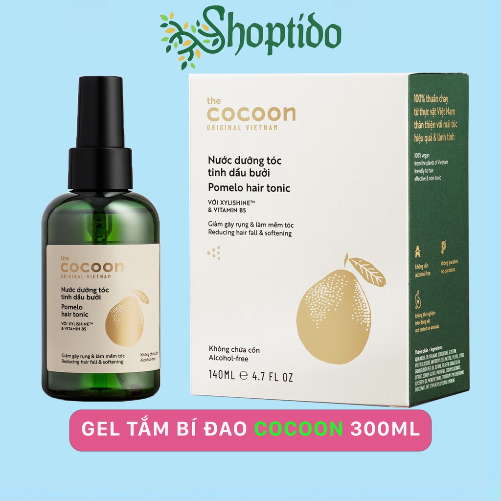 Dưỡng tóc tinh dầu bưởi Cocoon giúp giảm gãy rụng &amp; làm mềm tóc 140ml NPP Shoptido