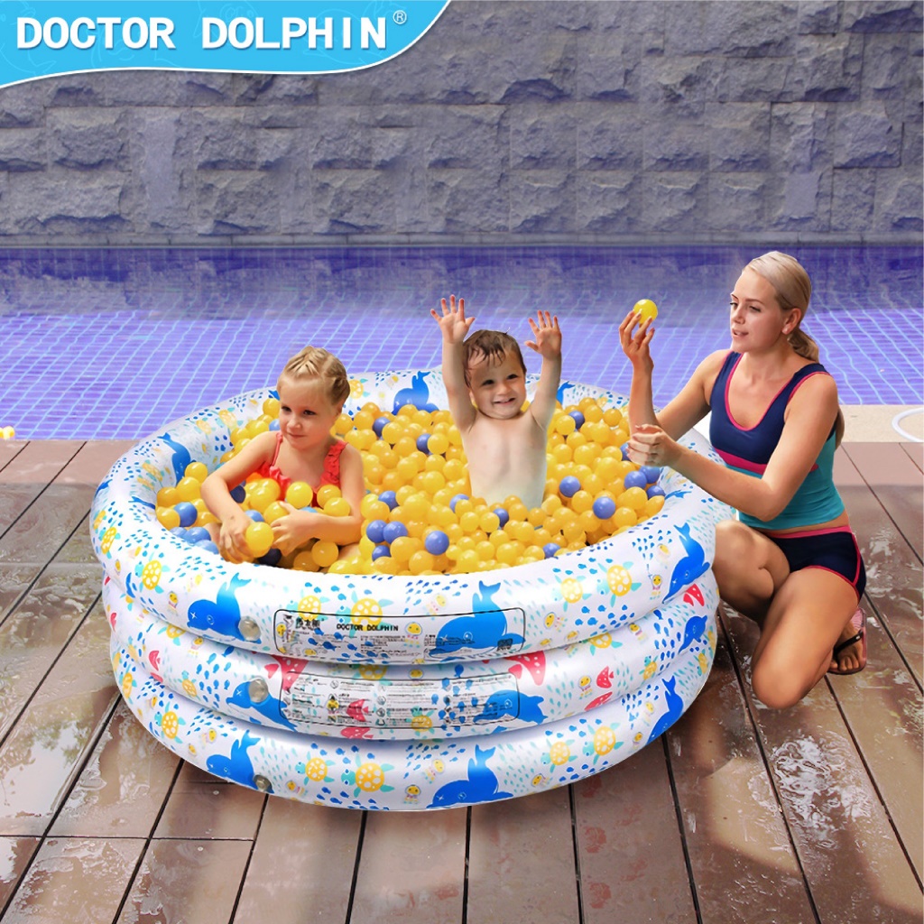 Bể bơi cho bé 3 tầng Doctor Dolphin Chính hãng | Bể bơi cao cấp cho bé mẫu mới nhất 2022