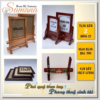 Khung ảnh thờ cúng khung ảnh ép kính thờ cúng gỗ chạm cao cấp - Hoan Hỷ Sumana ,tâm linh ,tam linh, tâm lin