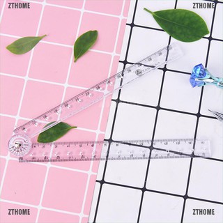 Thước Thẳng Bằng Nhựa acrylic Trong Suốt Gấp Lại Được 30cm Dành Cho Học Sinh