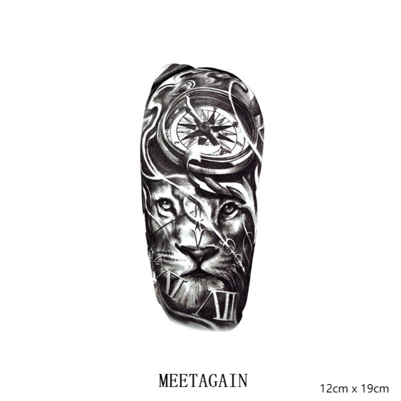 【MEET Magic Tattoo】Hình xăm tạm thời chống thấm nước cao cấp giữ màu lên đến 15 ngày cỡ 12cmx19cm