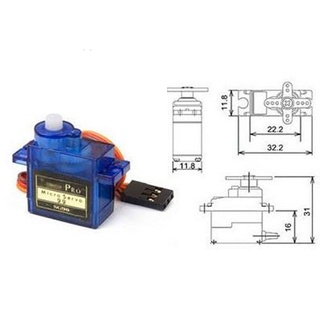 Động cơ Servo SG90 180 độ