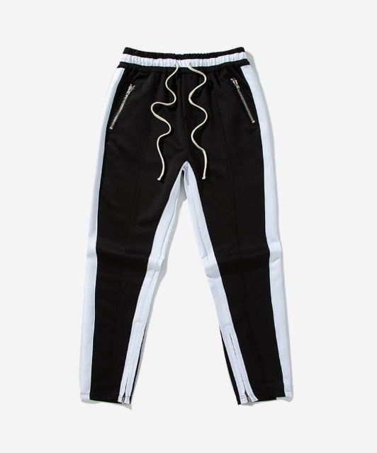 Track pants zipper 2 linemp