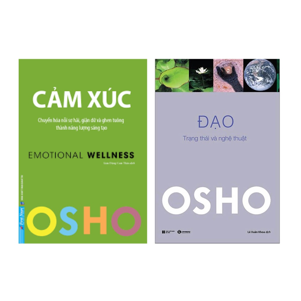 Sách Combo 2c: Osho Cảm Xúc+ Đạo Osho