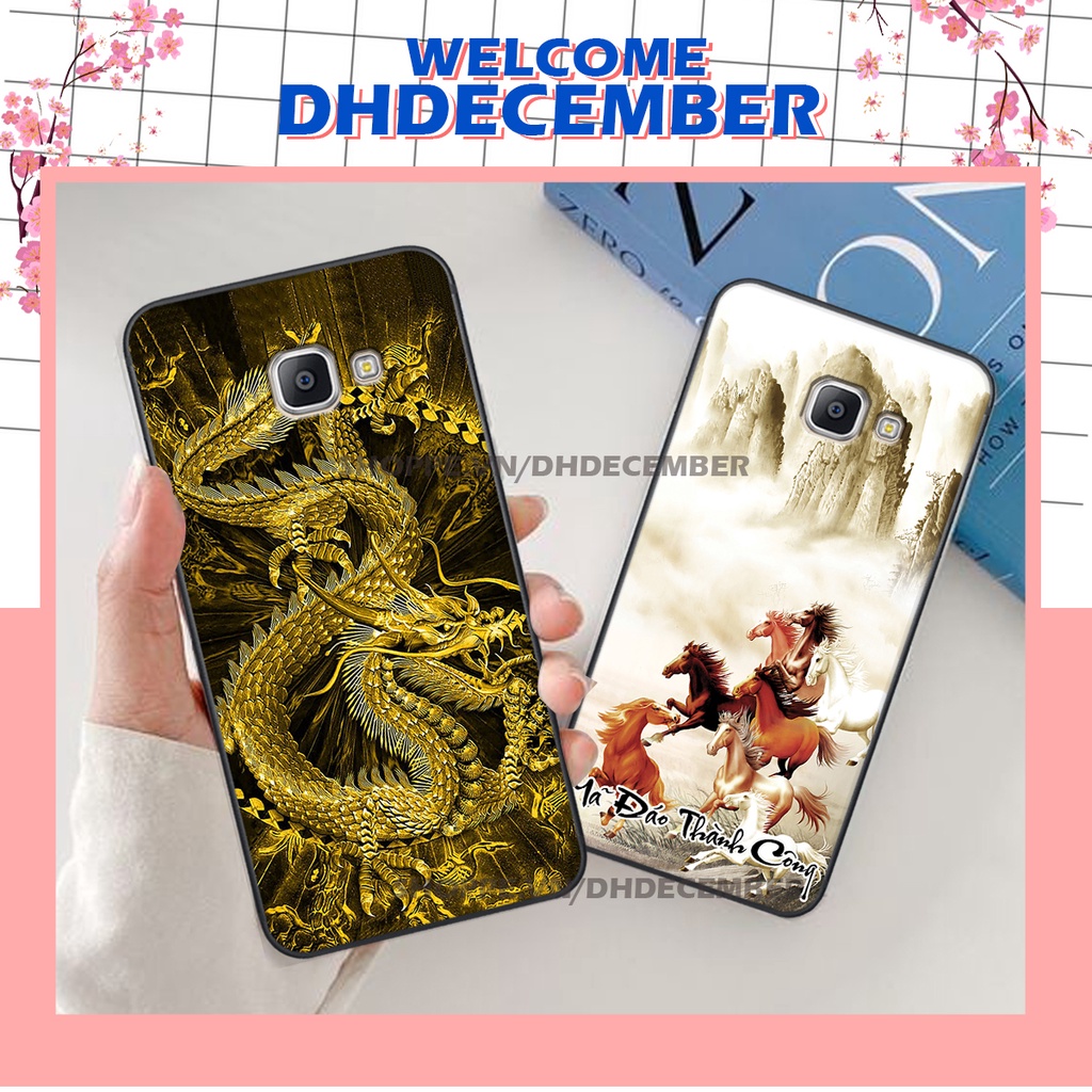 Ốp lưng Samsung Galaxy A9 PRO / C9 PRO in hình thư pháp tâm an vạn sự an ,mã đáo thành công SIÊU CHẤT