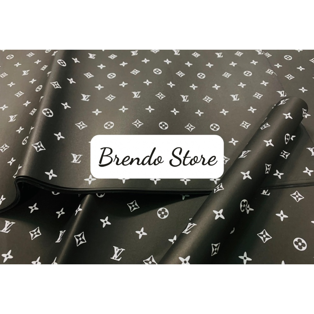 Sỉ Giấy gói quà, bao tập, gói hoa nền màu bóng &amp; lụa cực sang - xấp 50 tờ - Brendo Store