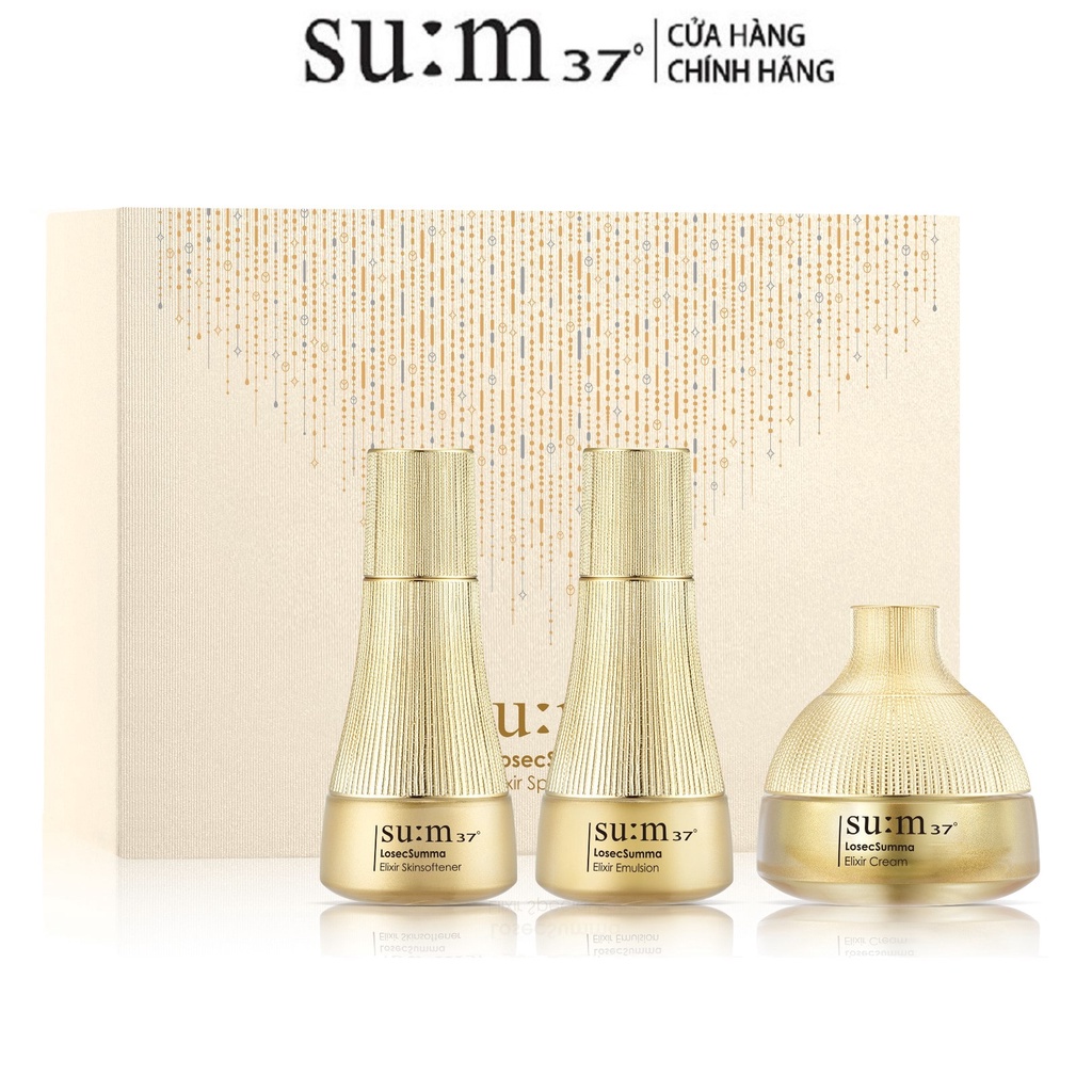 [HB Gift] Bộ sản phẩm cân bằng, cấp ẩm và tái sinh da Su:m37 LosecSumma Elixir Gimmick