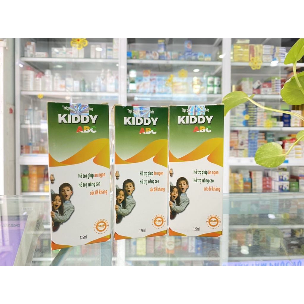 - KIDDY ABC  H 1 chai x 250ml - Giúp ăn ngon, nâng cao sức đề kháng