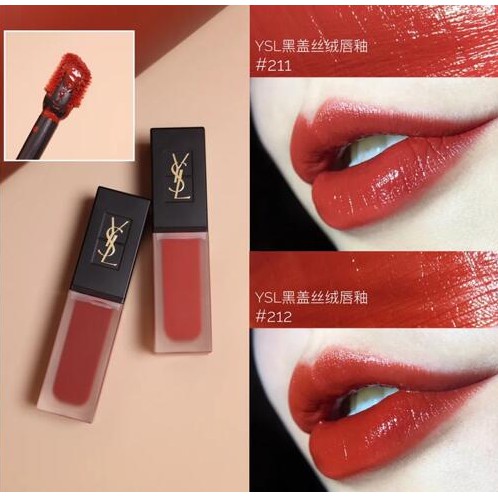 MUA 1 TẶNG 1 - Son kem YSL YVES SAINT LAURENT Tatouage Couture Velvet Cream 6ml