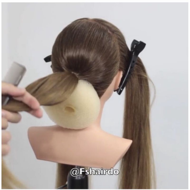 Búi độn tóc ( bịt 3 cái đủ 3 sai )