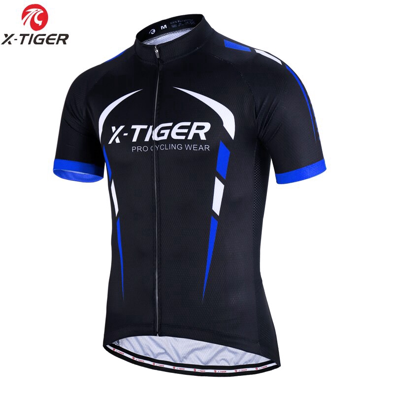 Áo jersey X-TIGER vải polyester thời trang thể thao đi xe đạp cao cấp