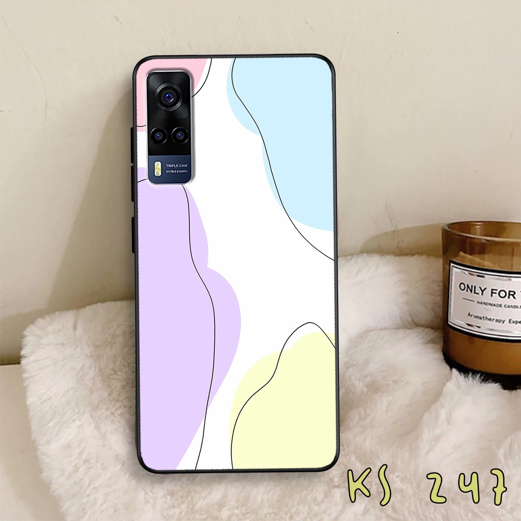 Ốp lưng Vivo Y72 5G - Y51 2020 - Y53s - Ốp lưng vivo in hình nhiều màu sắc, cá tính - Lưng nhám viền TPU