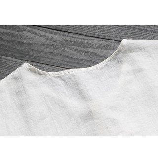 Áo linen X đỏ
