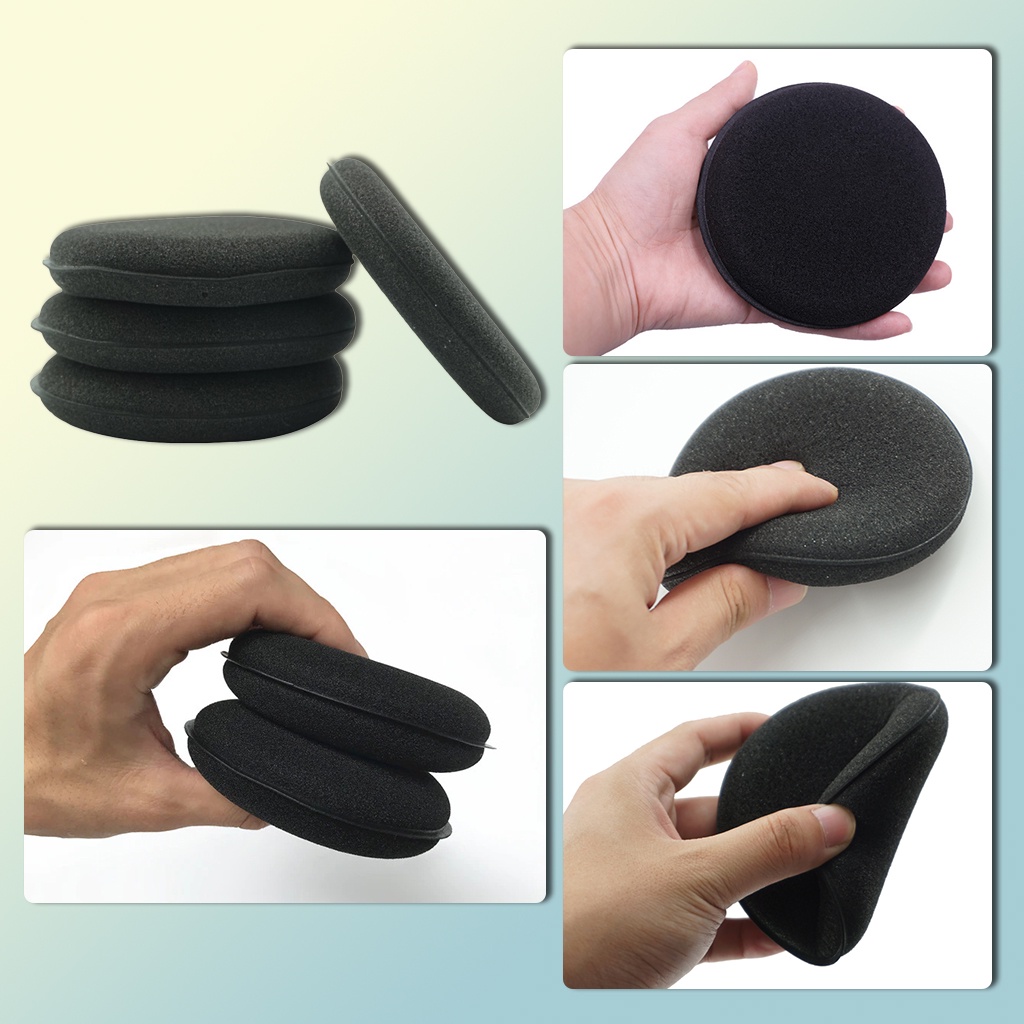 Miếng pad mút bọt biển chuyên dụng vệ sinh ô tô Waxing Sponge bôi sáp dưỡng xe, sáp đánh bóng ô tô