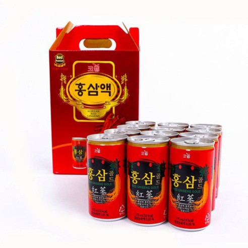 Nước Hồng Sâm Xách 12 Lon * 175ml