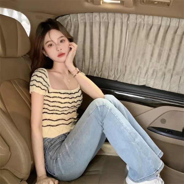 NRVP Áo Trễ Vai NgắN Tay ThờI Trang Cho Nữ