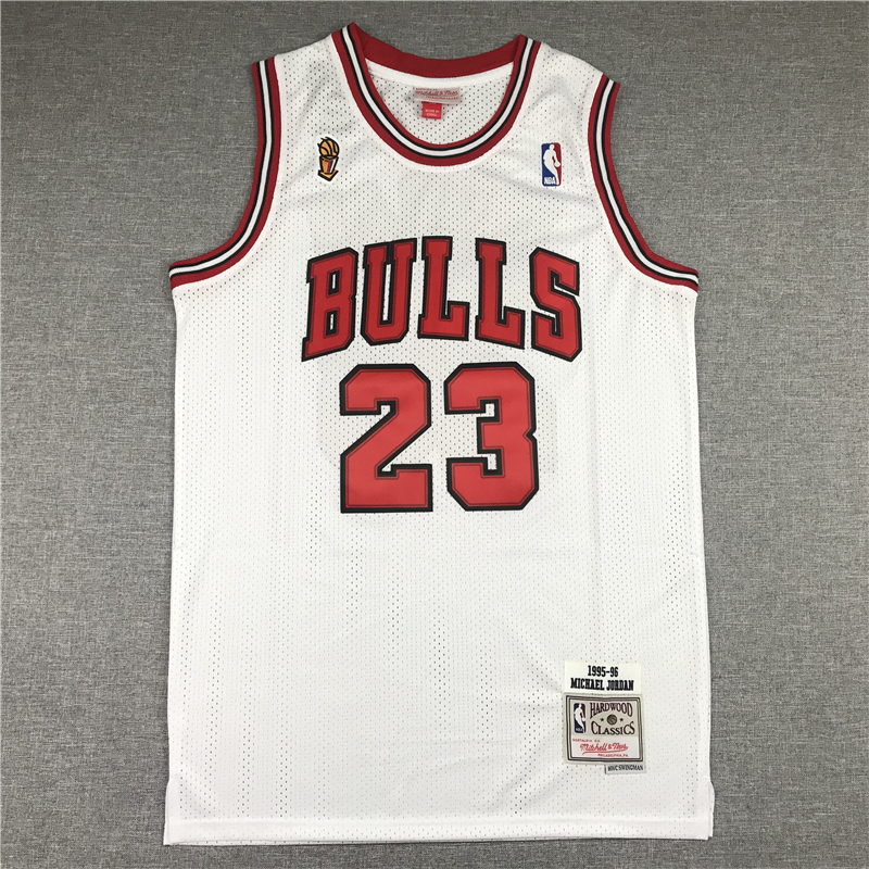 Áo Bóng Rổ Thêu Số 23 Michael Jordan Phong Cách Retro