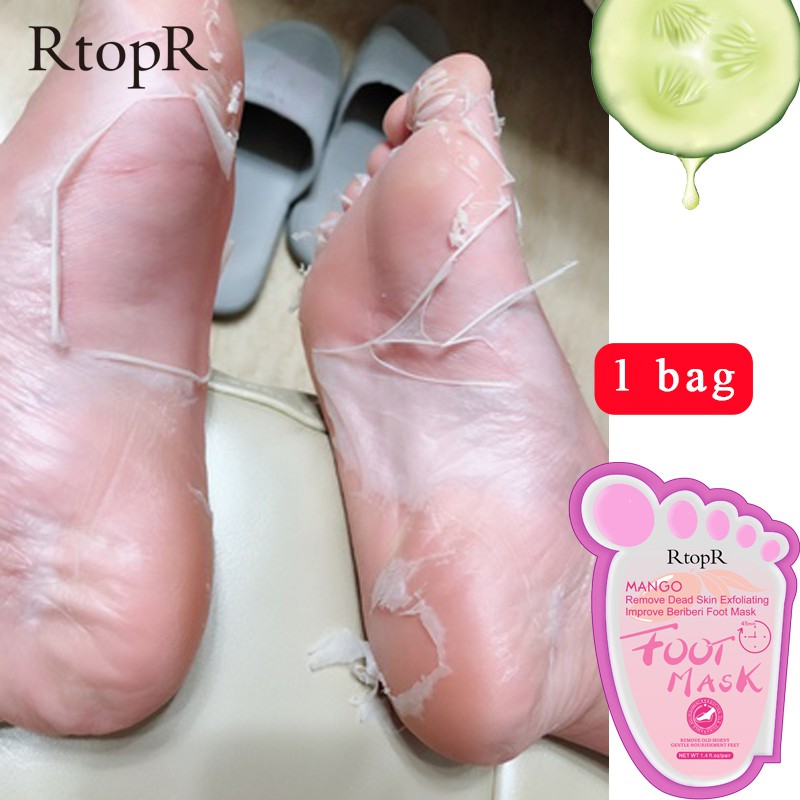 Cặp Mặt Nạ Tẩy Tế Bào Chết RtopR Dưỡng Ẩm Làm Trắng Da Chân Chiết Xuất 100% Tự Nhiên Hỗ Trợ Làm Sáng Da Chân | BigBuy360 - bigbuy360.vn