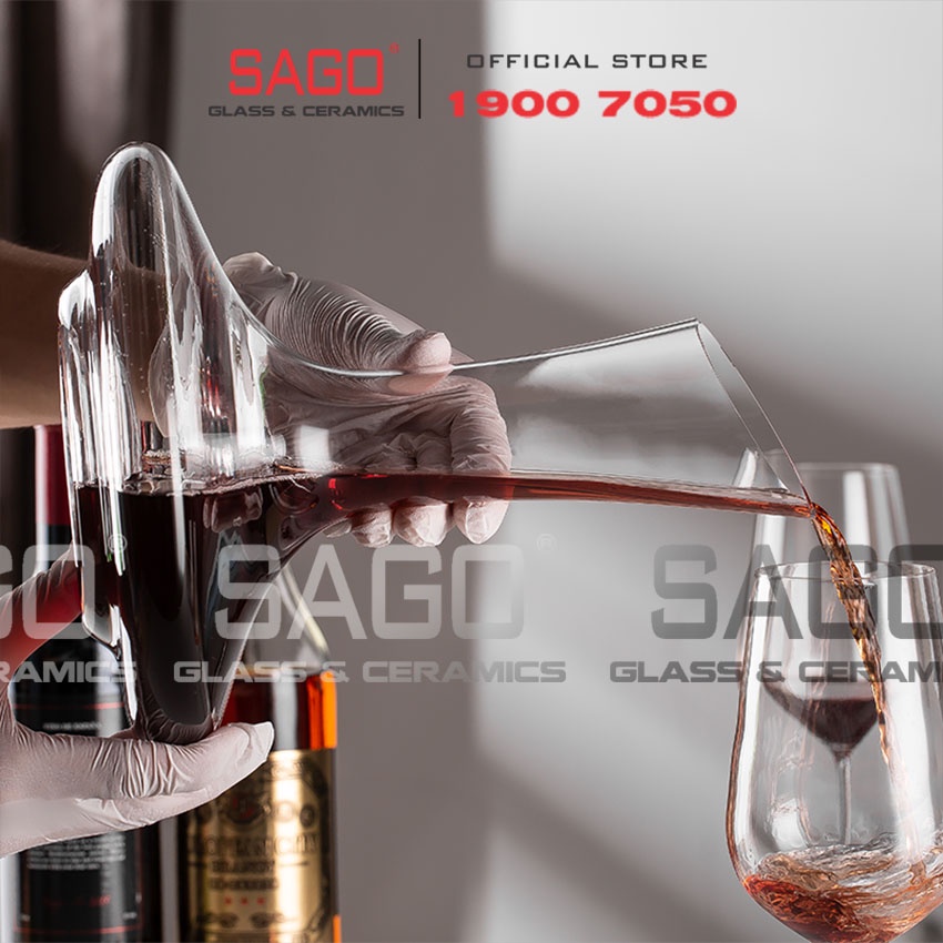 Bình Rót Thủy Tinh Pha lê IDELITA Crystal Glass Whiskey Decanter 1500ml | Tùy Chọn Dung Tích và Kiểu Dáng