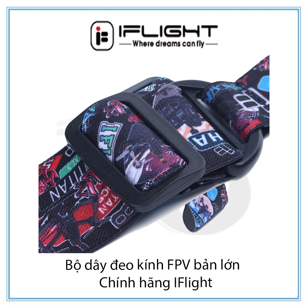 Bộ dây đeo kính FPV bản lớn | Chính hãng IFlight