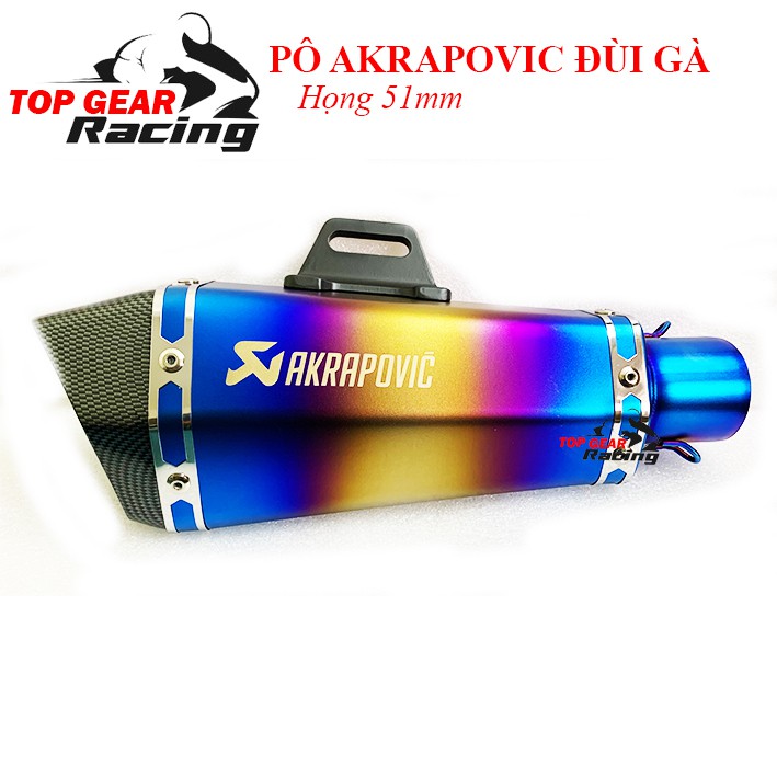 LON PÔ AKRAPOVIC ĐÙI GÀ NHỎ - MÀU SẮC CÁ TÍNH, ÂM THANH MẠNH MẼ