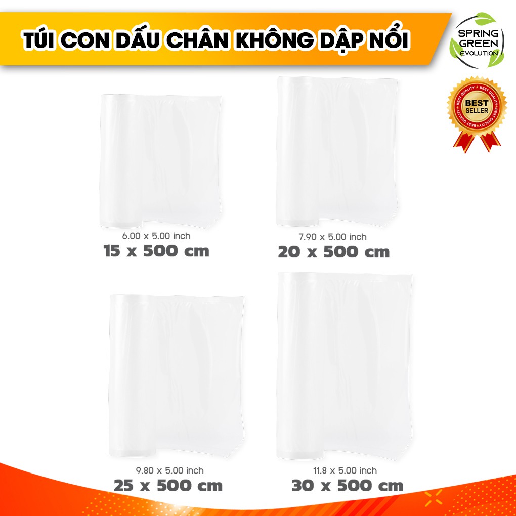 Túi Hút Chân Không 1 Mặt Nhám Cuộn B2D-Roll. Dùng Để Bảo Quản, Nâng Cao Giá Trị Sản Phẩm. Thương Hiệu SGE Thailand !!