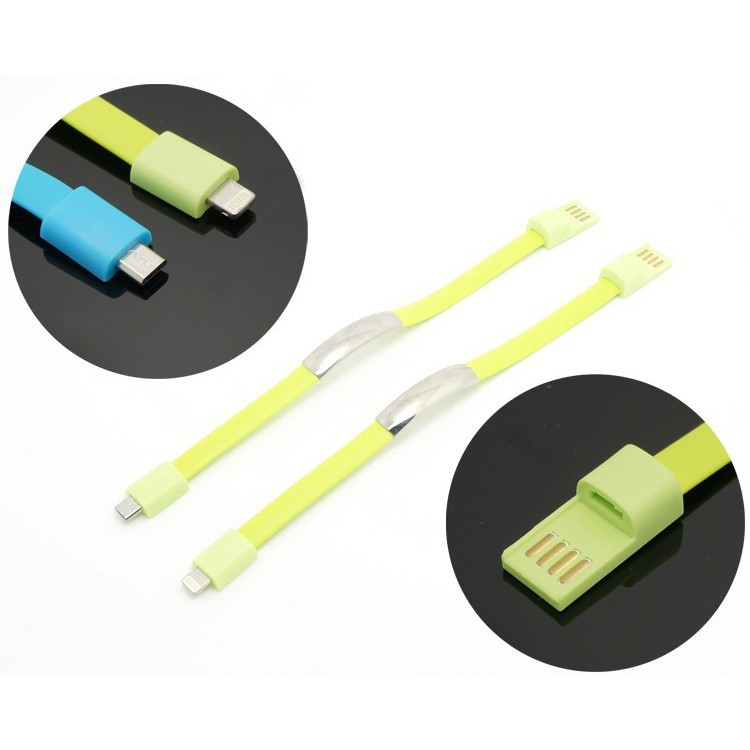 Cáp sạc USB dạng vòng đeo tay độc đáo dành cho Samsung Oppo Vivo Xiaomi Iphone