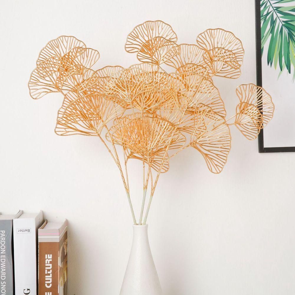 Lá Cây Ginkgo Giả Trang Trí Nhà Cửa