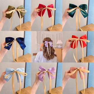 Kẹp Tóc Hình Nơ Đơn Giản Phong Cách Hàn Quốc Cho Nữ