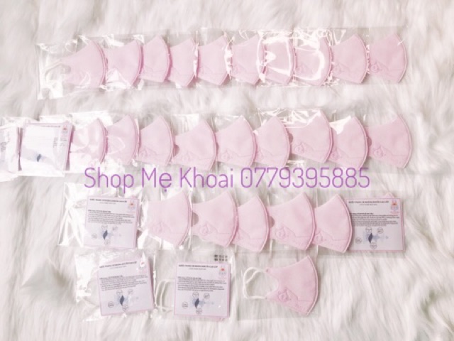 [ẢNH THẬT+VIDEO] Set 10 chiếc khẩu trang 3D xuất Nhật cho Bé yêu,kháng khuẩn,lọc bụi mịn Pm2.5 | BigBuy360 - bigbuy360.vn