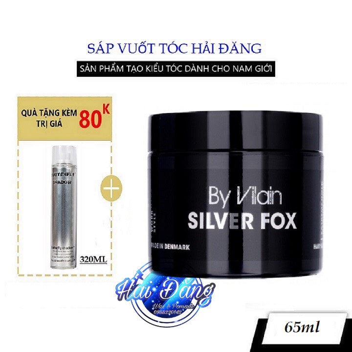 [ Chính Hãng Tặng Pre ] Sáp Vuốt Tóc By Vilain Silver Fox - Đan Mạch