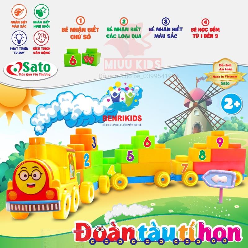 Đồ Chơi Xếp Hình Đoàn àu Tí Hon Hàng Việt Nam