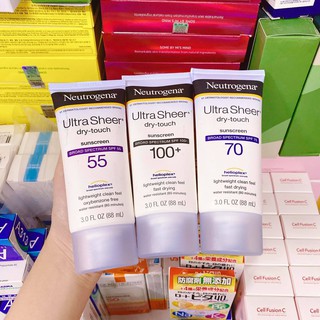 Kem chống nắng Neutrogena Ultra Sheer Dry Touch Sunscreen Broad Spectrum SPF
