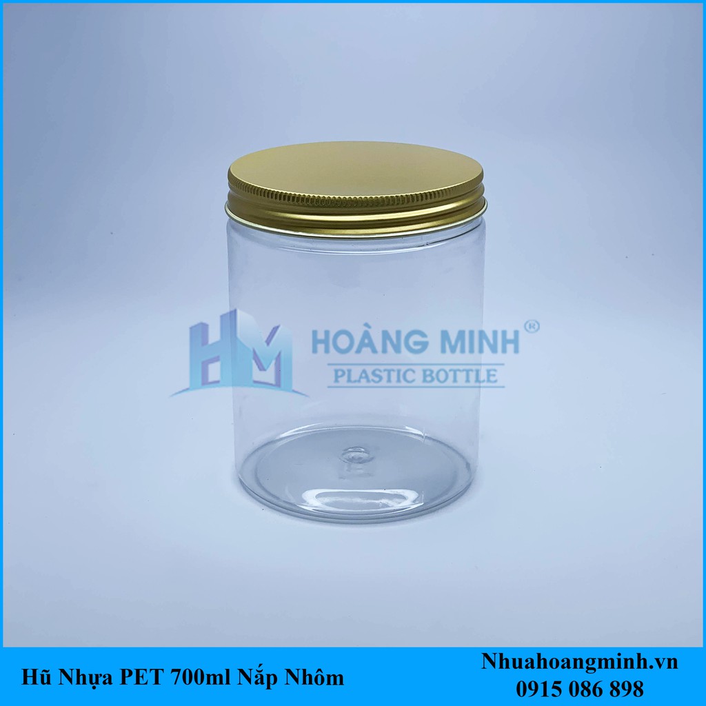 Combo 10 Hũ Nhựa PET 700ml Nắp Nhôm Giá (Sỉ) Xuất Xưởng