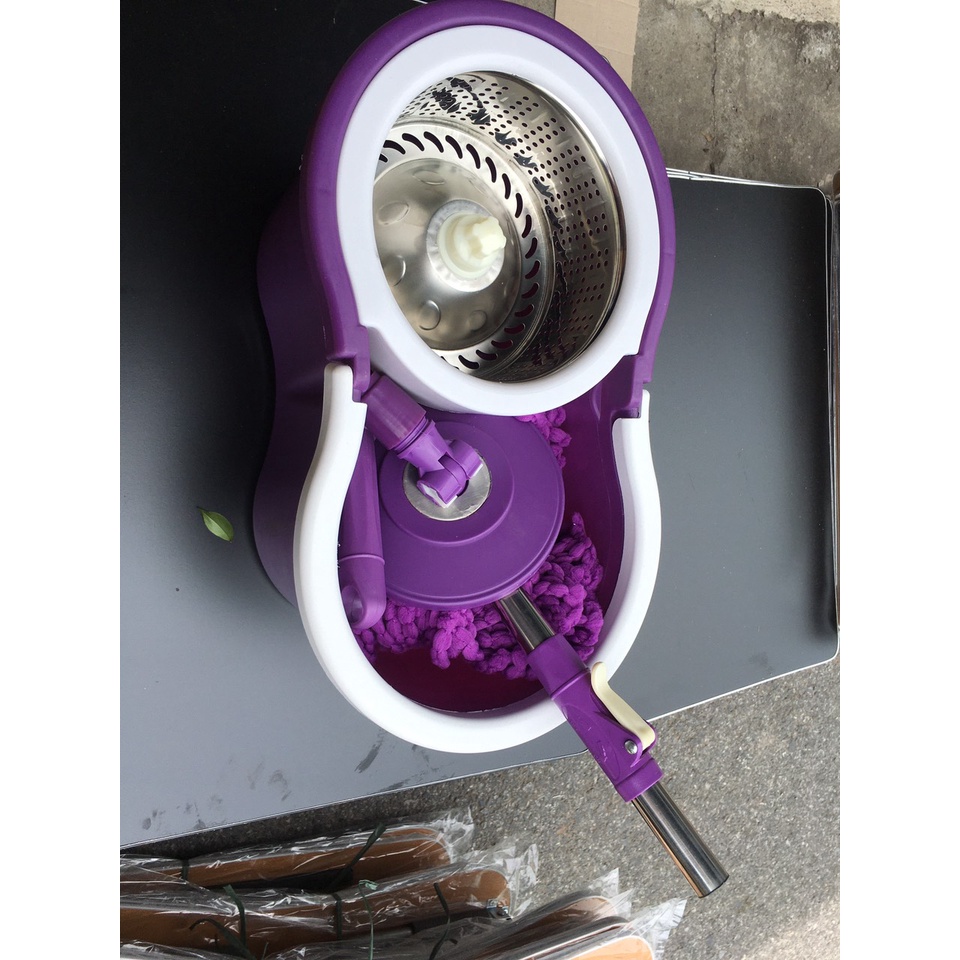 Chổi lau nhà tự vắt thông minh xoay 360 bền đẹp tiện dụng Gem Decor