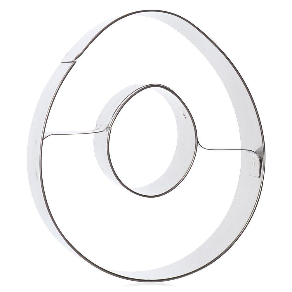 YOLA Khuôn Inox Làm Bánh &amp; Trứng Phục Sinh Hình Bướm &amp; Thỏ Phục Sinh