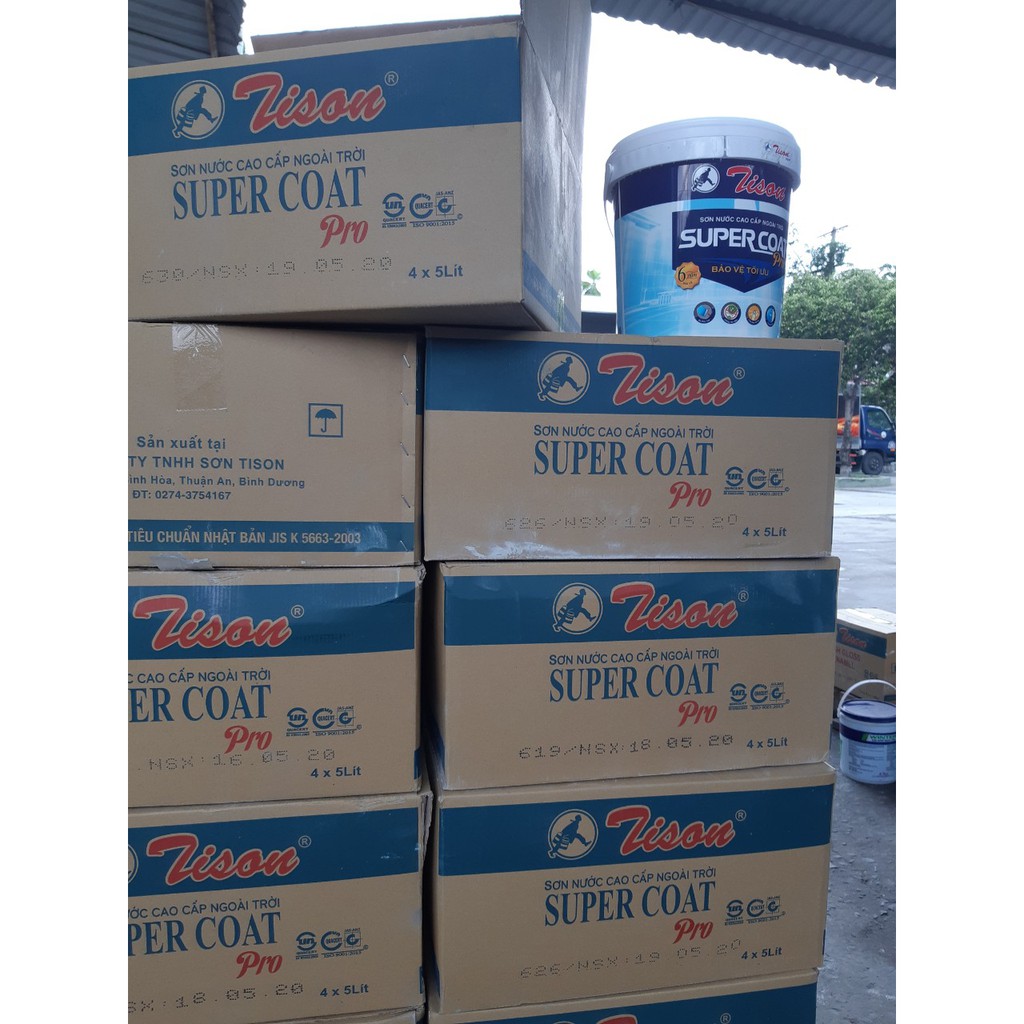 SƠN TISON NGOẠI THẤT SUPER COAT PRO - THÙNG 5KG