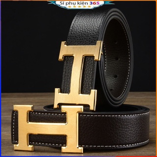 Thắt lưng nam da chữ H sành điệu