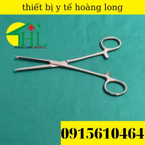 Panh Y Tế, Pen Kẹp Y Tế, Panh Thẳng Có Mấu 16cm - Hàng Pakistan