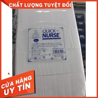 Bông Gòn Cắt Sẵn Quick Nurse 6x6 Cm ( Bịch 500 gram)