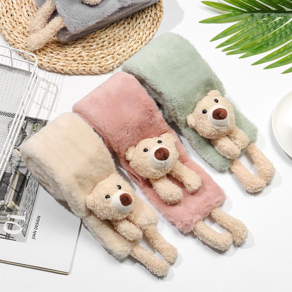 Khăn Choàng Cổ Bằng Lông Giả Chống Gió Cho Bé