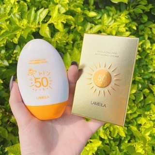 [Hàng mới về] Kem chống nắng SPF 50 + chống thấm nước không nhờn chăm sóc da hiệu quả 