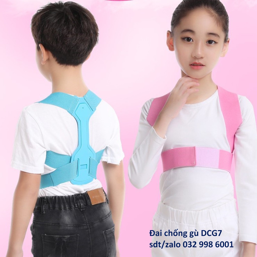 Đai chống gù lưng chống gù lưng cho trẻ em cao cấp DCG7 [ĐƯỢC XEM HÀNG TRƯỚC KHI THANH TOÁN] dungcuthethao