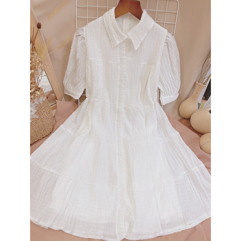 Đầm midi nữ, đầm xòe nữ đẹp, phong cách thời trang, trẻ trung, hàng chuẩn đẹp bán shop, phom dưới 54kg | BigBuy360 - bigbuy360.vn