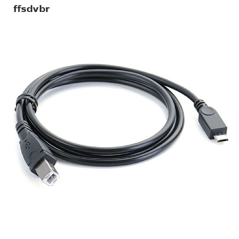 Cáp micro USB to USB–B livestream Sound card âm thanh stereo, bộ giải mã DAC, Midi PIANO, máy in
