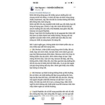 Tinh chất cấp ẩm phục hồi da Medik8 Hydr8 B5 Serum Medik8 Hydr8 B5 60ml