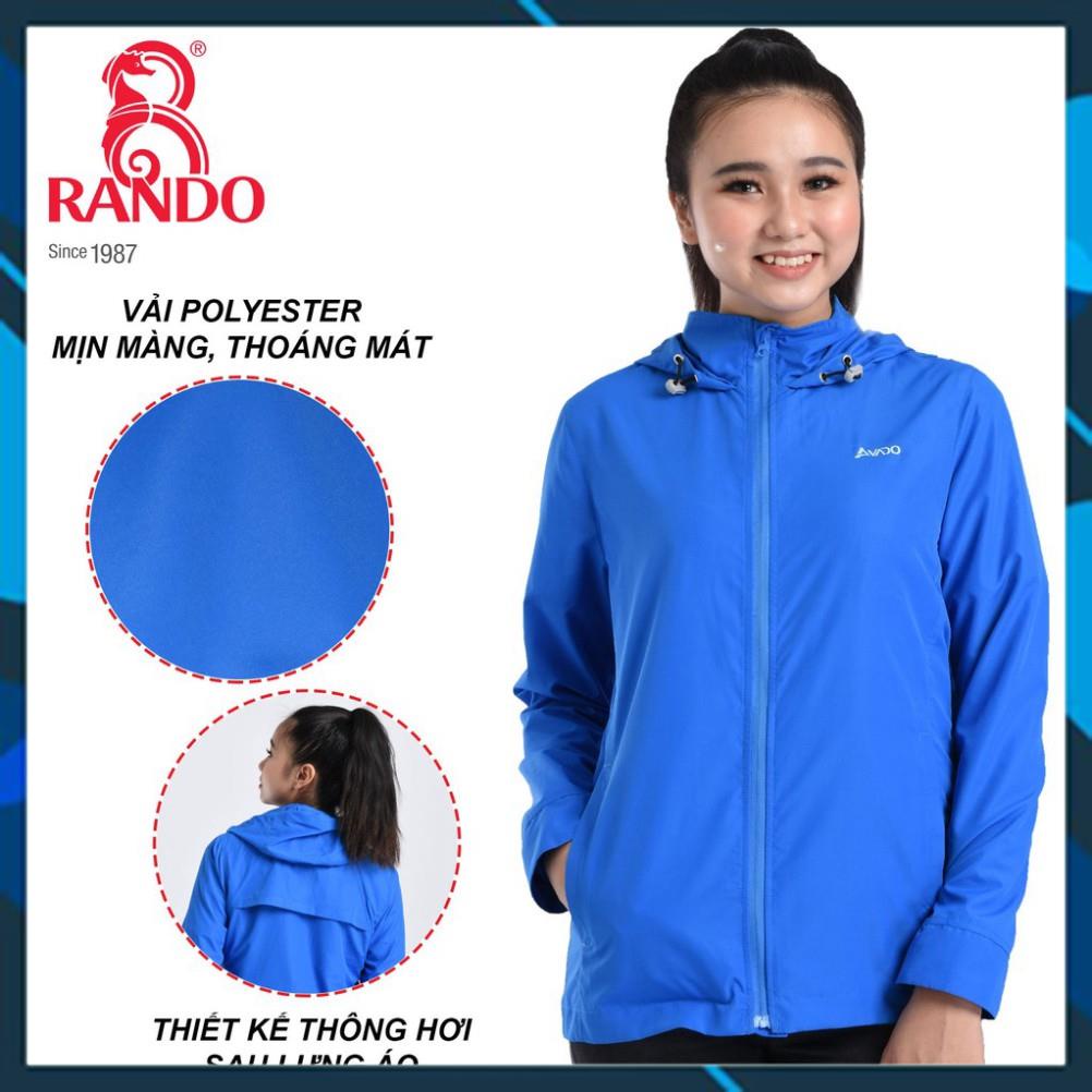 Áo Khoác Nữ Hàn Quốc Đẹp Cao Cấp RANDO Vải Dù Mỏng Chống Nắng Tia UV Kiểu Dáng Thể Thao GIÁ SỈ AVADO