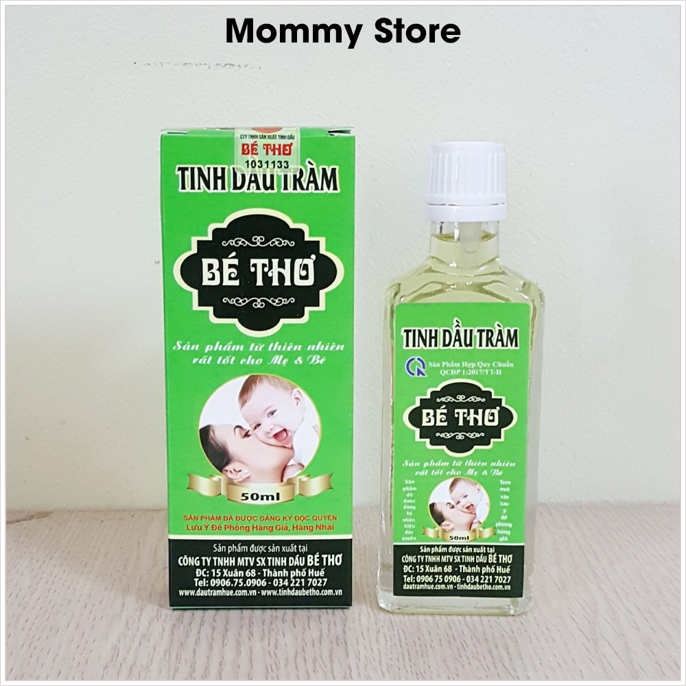 Tinh dầu tràm gió Bé Thơ giúp tránh gió, chống cảm lạnh cho bé 50ml