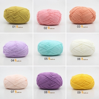 Len Milk Cotton 50gr (Mã 01 đến 20)