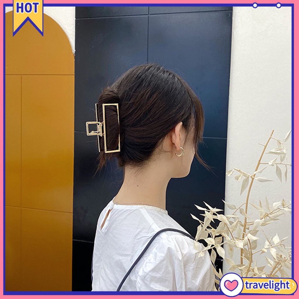 Kẹp tóc kim loại kiểu dáng thanh lịch cho nữ